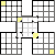 Verbundene Quadrate